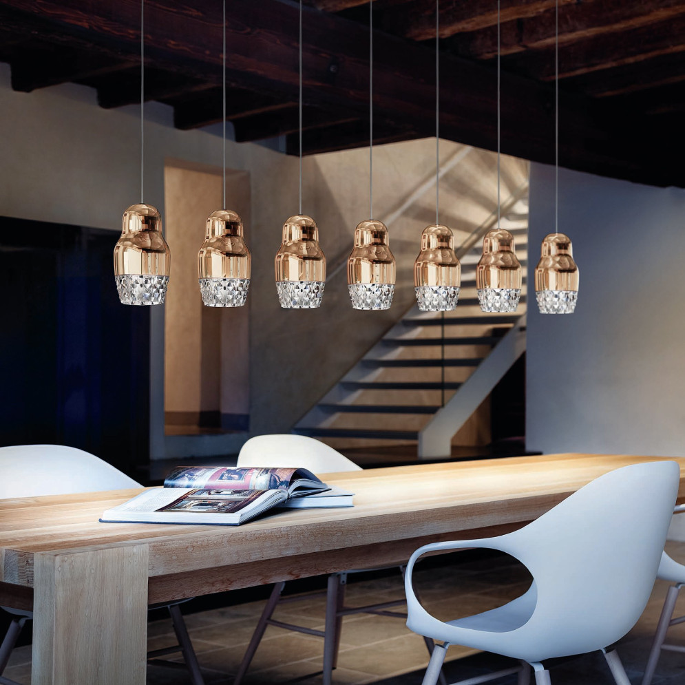 Подвесной светильник Axo Light Fedora SP FEDOR 7 SPFEDOR7ROBCGU1