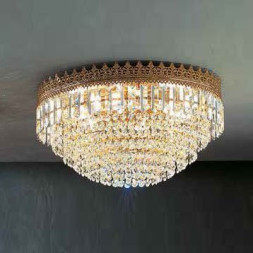 Потолочный светильник Beby Group Empire 1700/6/PL Bronze Brushed CUT CRYSTAL