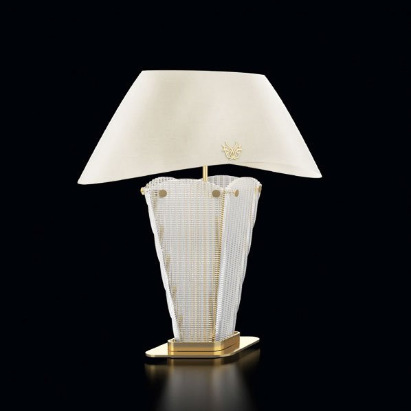 Настольная лампа Beby Group Milano Deco 8030L01 Light gold Transparent Glass