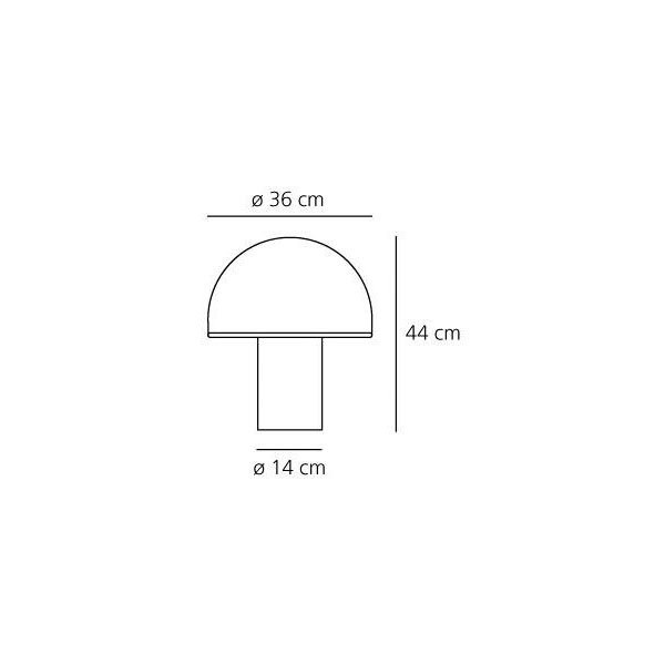 Настольный светильник Artemide Onfale tavolo grande A006300