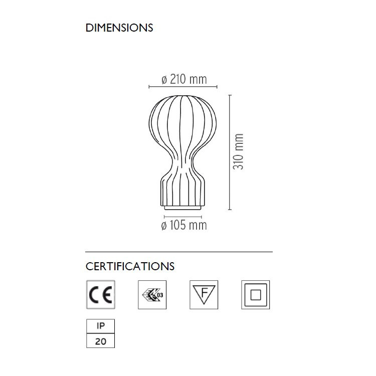 Настольный светильник Flos Gatto piccolo F2701009