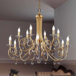 Люстра Orion Leuchten LU 1670/6+6 Gold-matt