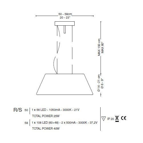 Подвесной светильник La Murrina Deimos S LED PICCOLO DD-3S