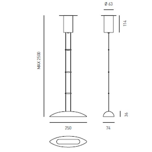 Подвесной светильник Axo Light Sinus SINUS SUSPENSION LAMP 106 06