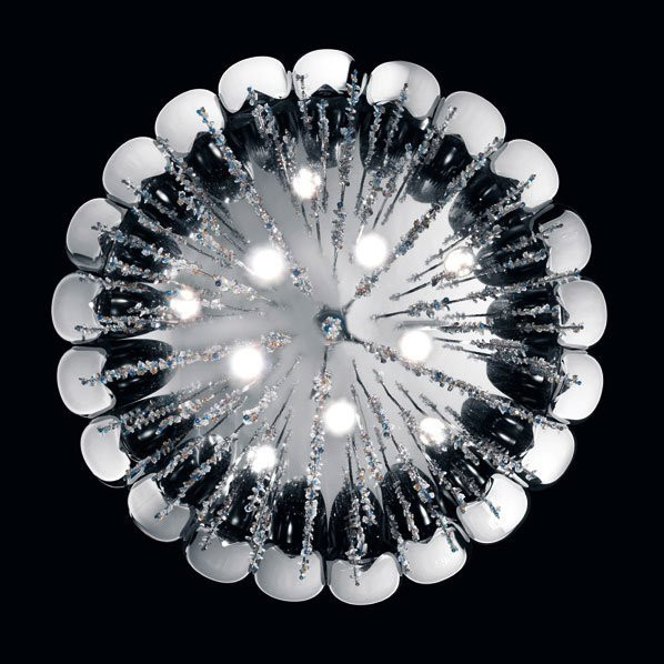 Потолочный светильник Beby Group Bouquet 5200Q02 Chrome White Charmante Acquamarine