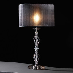 Настольная лампа Euroluce Alicante LG1 silver Fume