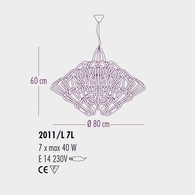 Подвесной светильник Bellart Diamante 2011/L7L 05/V01