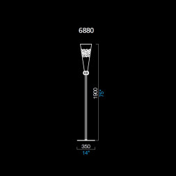 Торшер Barovier&amp;Toso New Rinascimento 6880/BM