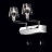 Бра Beby Group Platinum 0140A02 Chrome Swarovski Plaque
