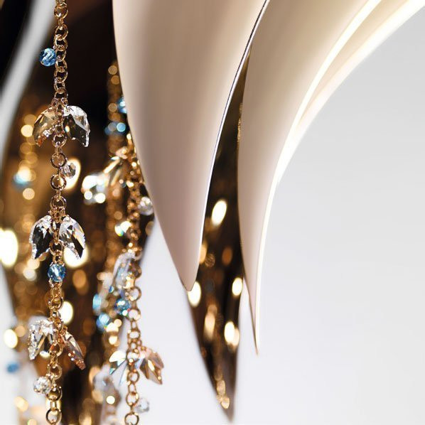 Потолочный светильник Beby Group Bouquet 5200Q03 Rose Rose Acquamarine