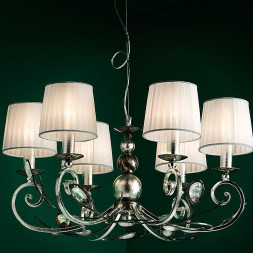 Люстра MM Lampadari Pavone 6920/6 V2556 With White Organza