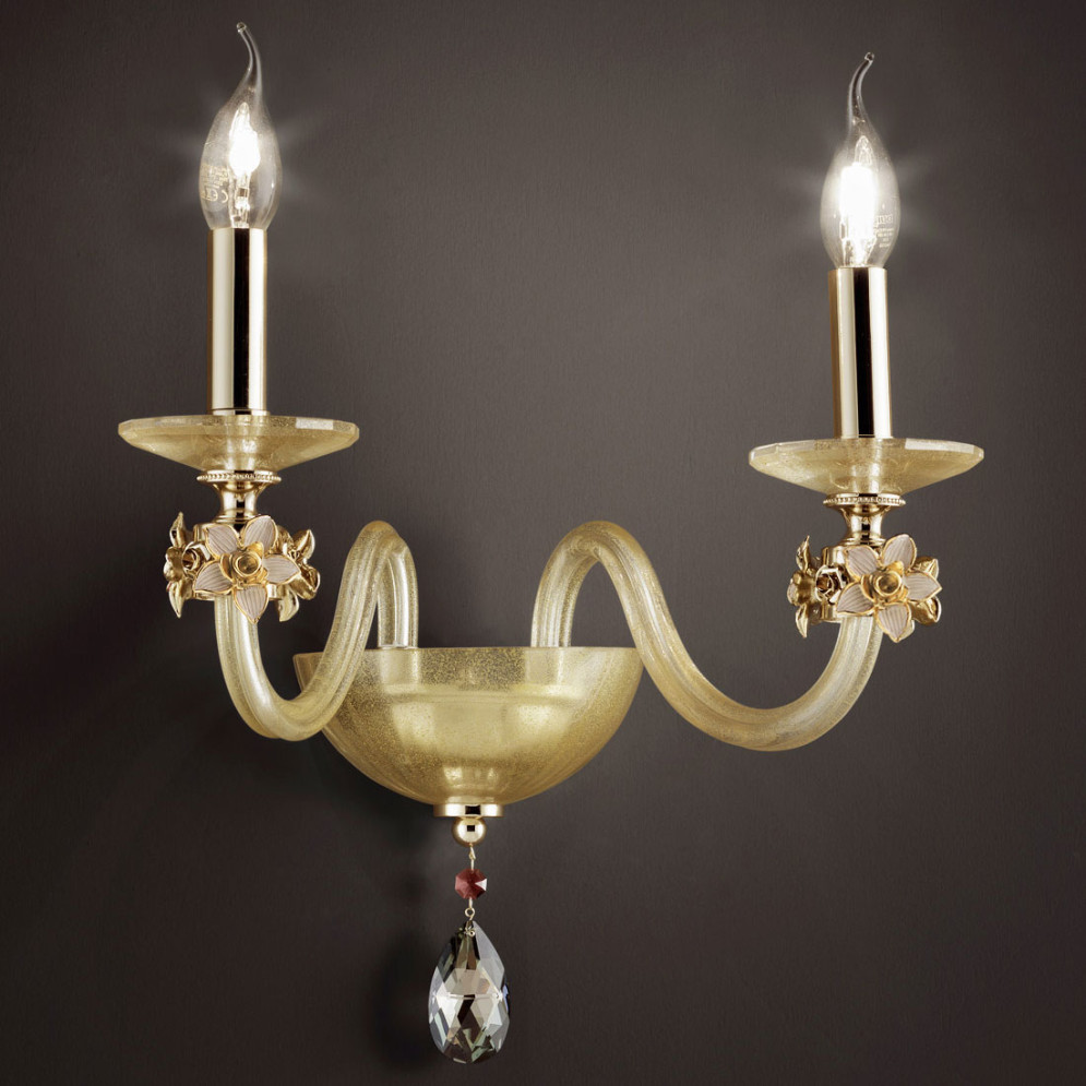 Бра Euroluce Sheen A2 antique rose