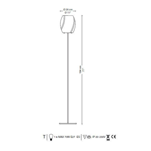 Торшер La Murrina Dolly T AY-3S