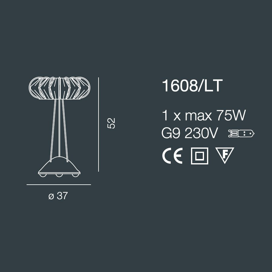 Настольная лампа Bellart Full Moon 1618/LT 05/P04