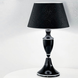 Настольная лампа IDL Baroque 449/1L nero bianco