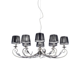 Люстра MM Lampadari Pavone 6920/8 Ovale V2556 With Organza