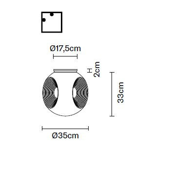 Потолочный светильник Fabbian Eyes F34 G01 01