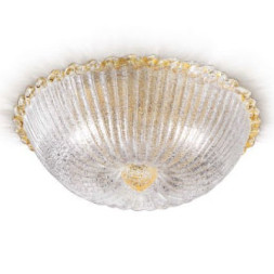 Потолочный светильник Renzo Del Ventisette &quot;Floreale&quot; PL 13825/5 50 DEC. Cristallo e oro