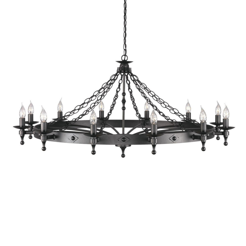 Люстра Elstead Lighting Warwick WR12 GRAPHITE