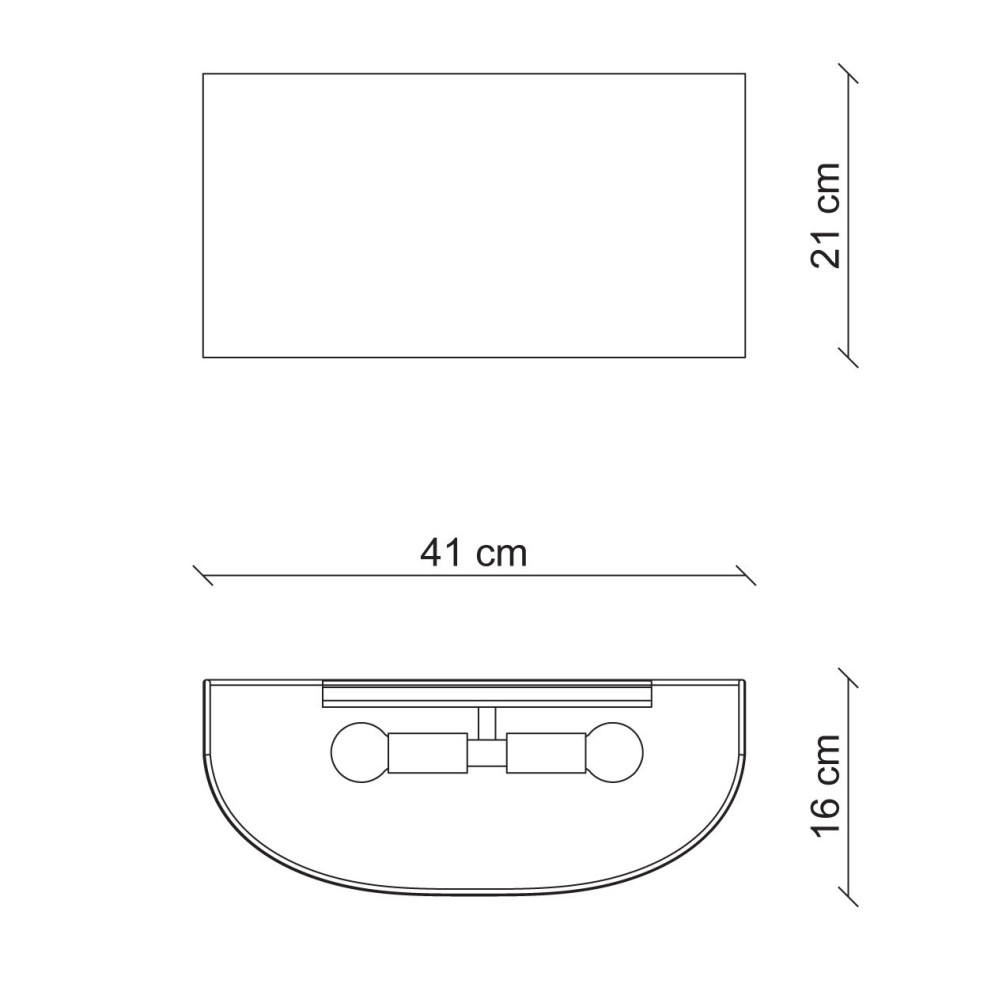 Настенный светильник Baga Bespoke Preziosa VL White nickel | T28 cat. E