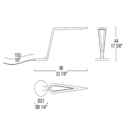 Настольная лампа iTRE FLECHA T 0004060