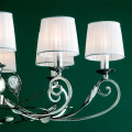 Люстра MM Lampadari Pavone 6920/8 Ovale V2556 With White Organza