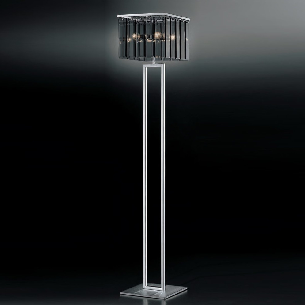 Торшер IDL Roma 359/4P chrome + GREY without engraving