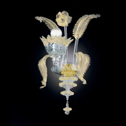 Бра Vetri Lamp 86/A1 Cristallo/Oro 24Kt