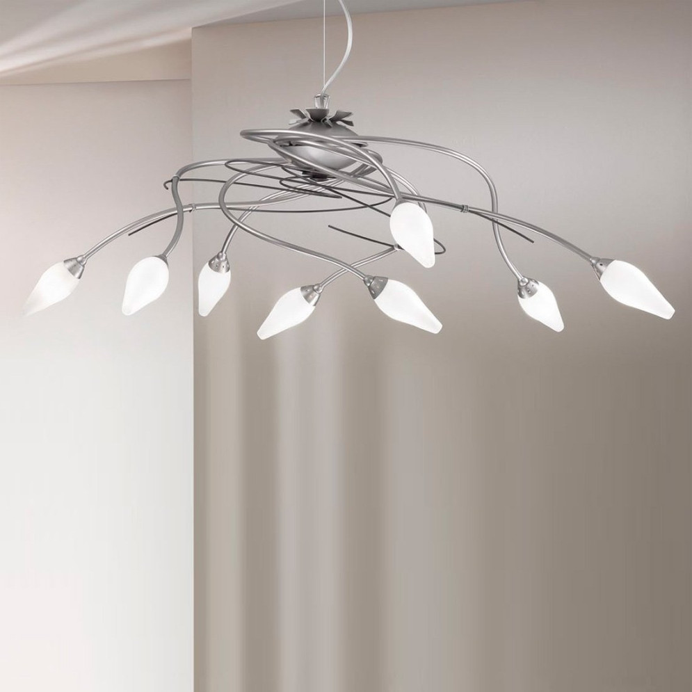 Люстра Masca Armonia 1832/8 Ral ardesia / Glass 505