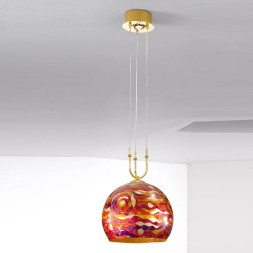 Подвесной светильник Kolarz Luna 0392.31+1L.3.Aq.RV