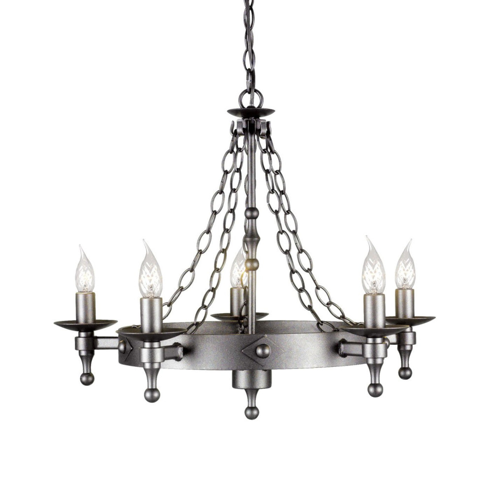 Люстра Elstead Lighting Warwick WR5 GRAPHITE