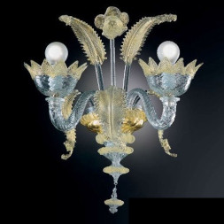 Бра Vetri Lamp 86/A2 Cristallo/Oro 24Kt