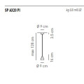 Подвесной светильник Axo Light AX20 SP AX20 PI SPAX20PIXXCRG9X
