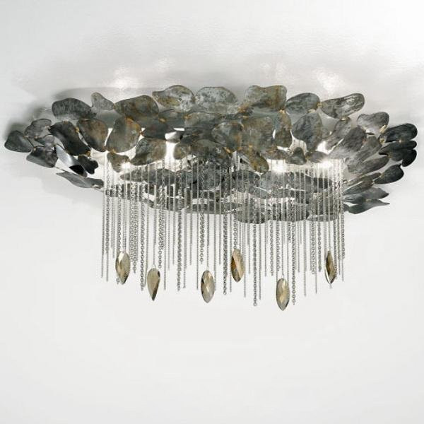 Потолочный светильник IDL Corten 469/6PF silver corten with chrom