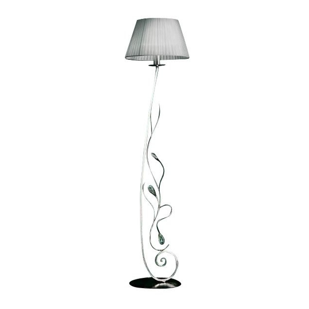 Торшер MM Lampadari Pavone 6920/LT1 V2556 With White Organza