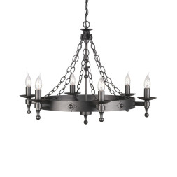Люстра Elstead Lighting Warwick WR6 GRAPHITE