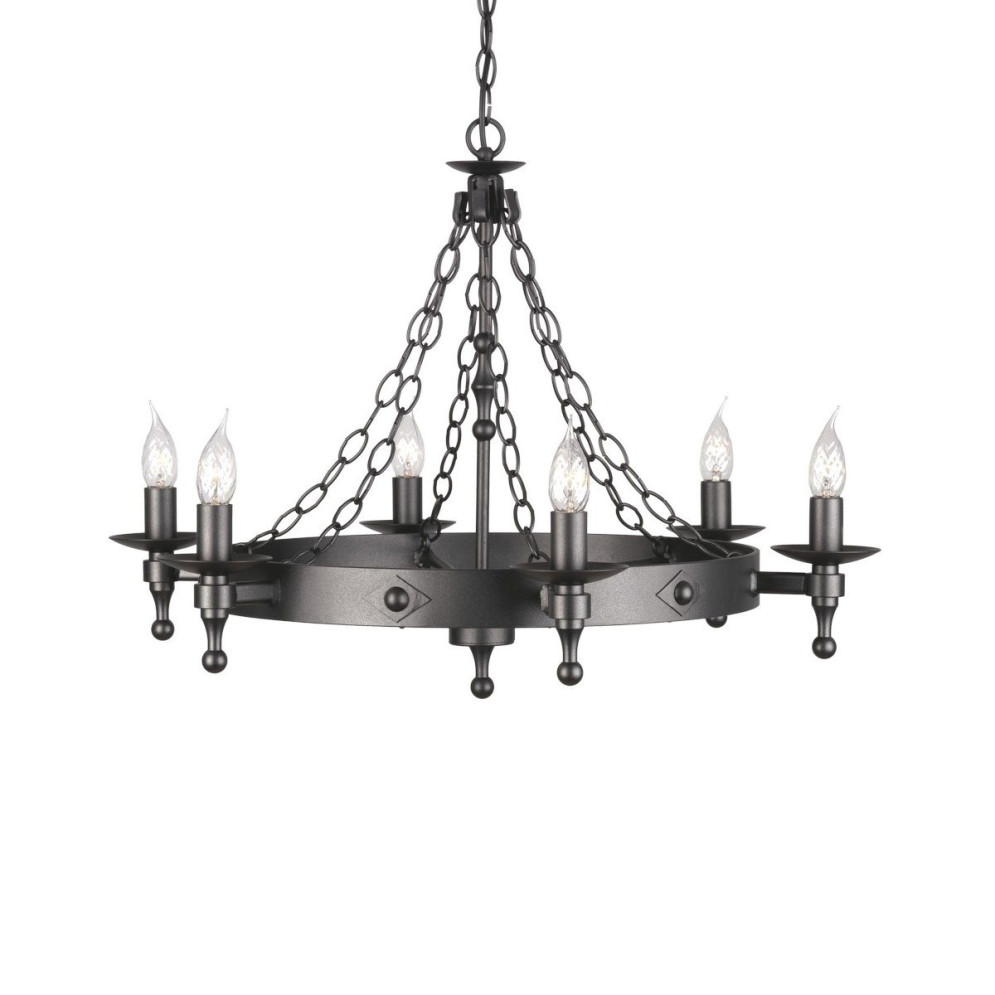 Люстра Elstead Lighting Warwick WR6 GRAPHITE
