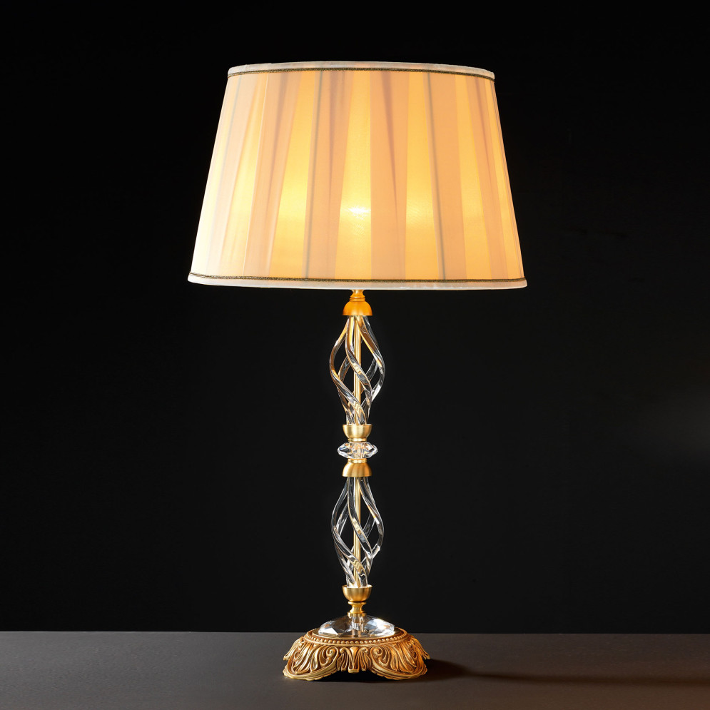 Настольная лампа Euroluce Alicante Satin LG1 Gold