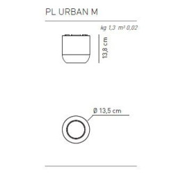 Потолочный светильник Axo Light Urban &amp; Urban mini PL URBAN M NI XX LED
