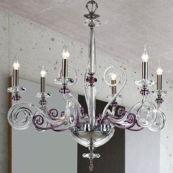 Люстра Euroluce Cloe L6 Silver wisteria