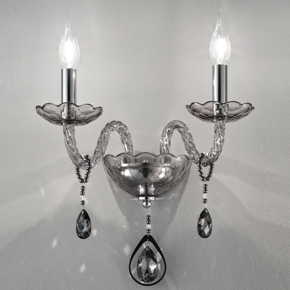 Бра Euroluce Toochic A2 Silver Fume