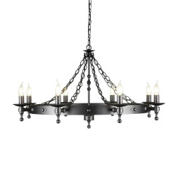 Люстра Elstead Lighting Warwick WR8 GRAPHITE