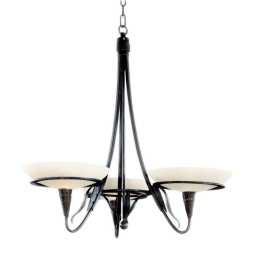 Люстра Masca Tuscania 1507/3 Peltro / Glass 54