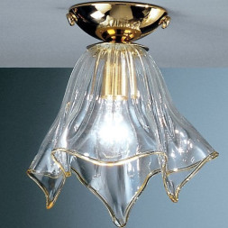 Потолочный светильник Vetri Lamp 93/PL22 Cristallo/Oro
