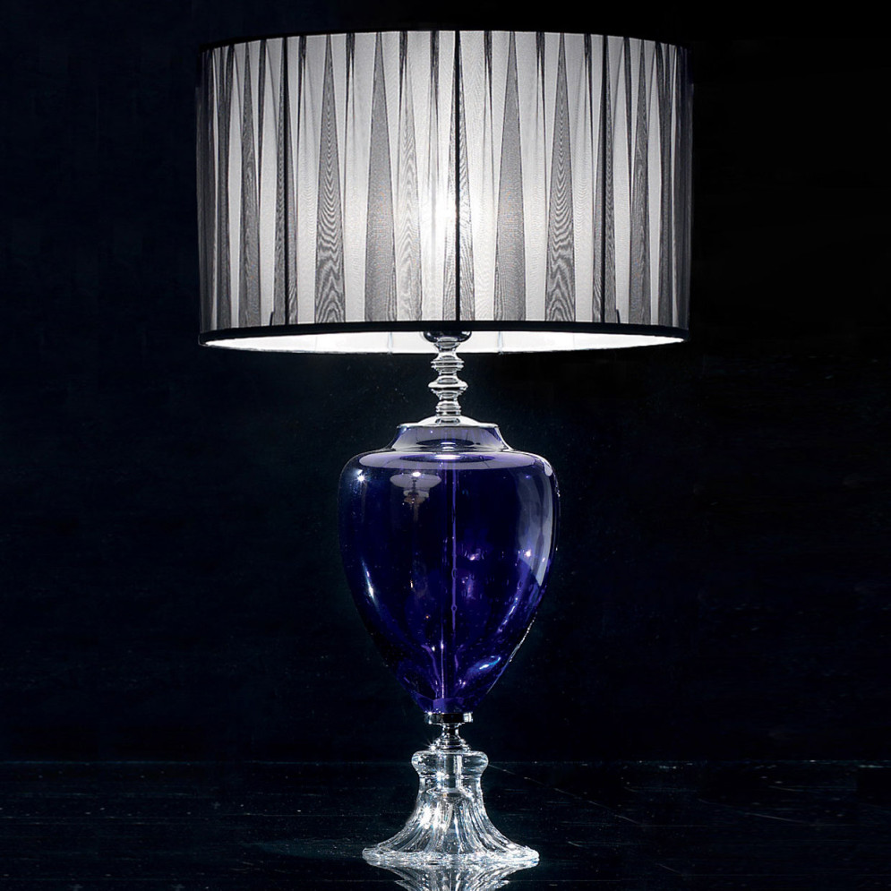 Настольная лампа Euroluce Pluton LG1 silver Violet