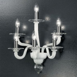 Бра Vetri Lamp 1150/A6 Bianco/Cristallo