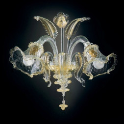 Бра Vetri Lamp 87/A2 Cristallo/Oro 24Kt