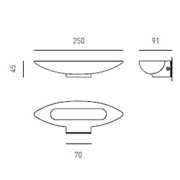 Настенный светильник Axo light Sinus SINUS WALL LAMP 106 06