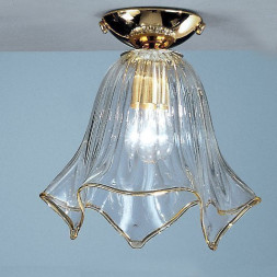 Потолочный светильник Vetri Lamp 93/PL28 Cristallo/Oro