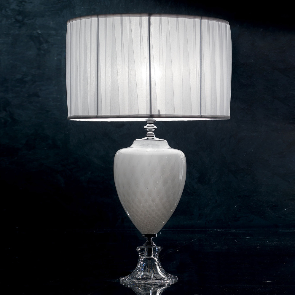 Настольная лампа Euroluce Pluton LG1 silver White